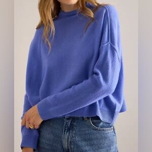 The Alani Cashmere Mock-neck Sweater by Pilcro